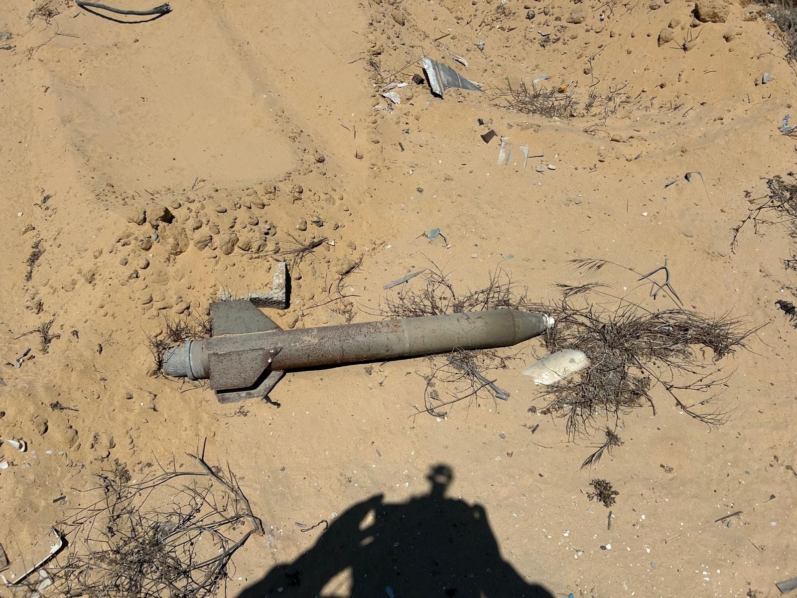 תמונות של אמצעי לחימה שאותרו על-ידי כוחות חטיבה 179 בדרום רצועת עזה
