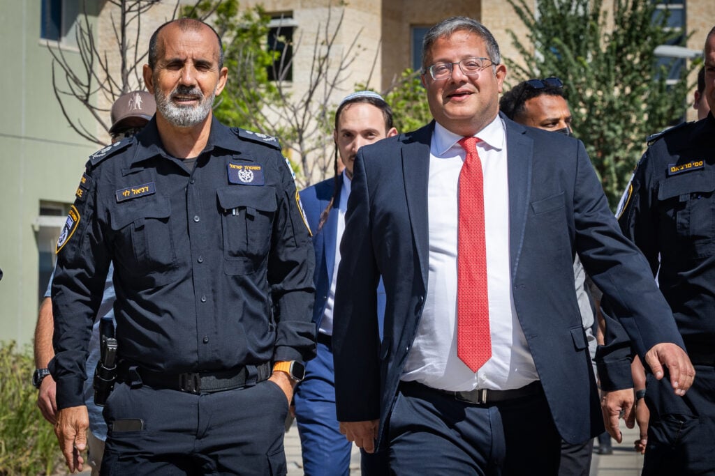 מפכ"ל המשטרה והשר בן גביר |