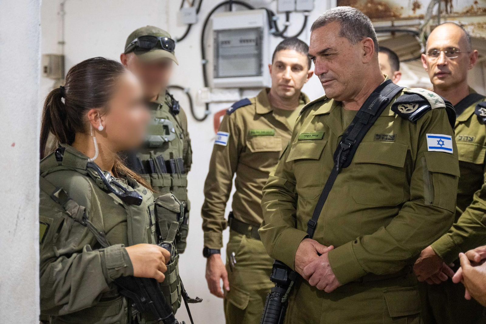 הרמטכ"ל בזירת הפיגוע הקטלני במעבר אלנבי