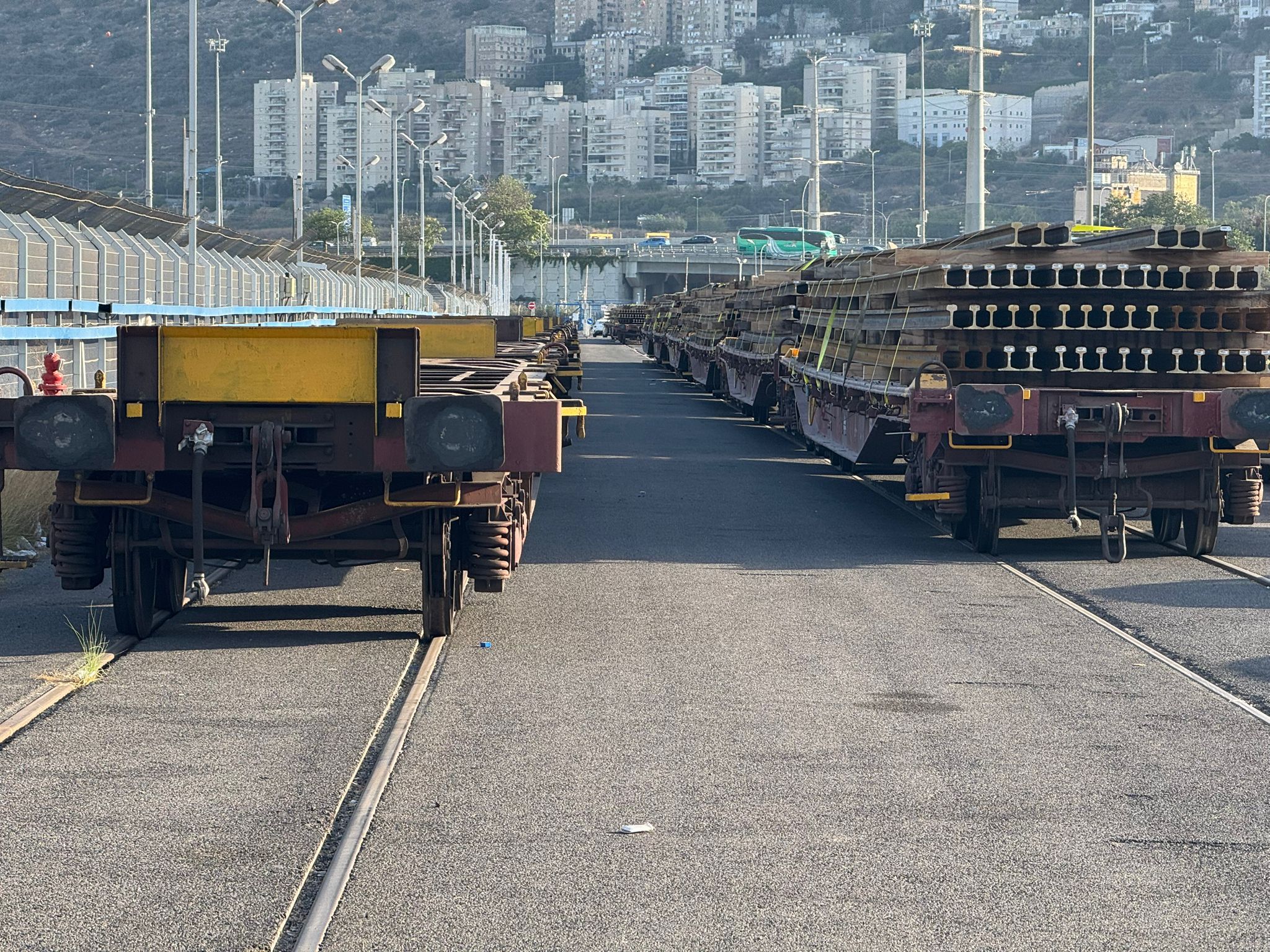 הפסים החדשים בנמל חיפה