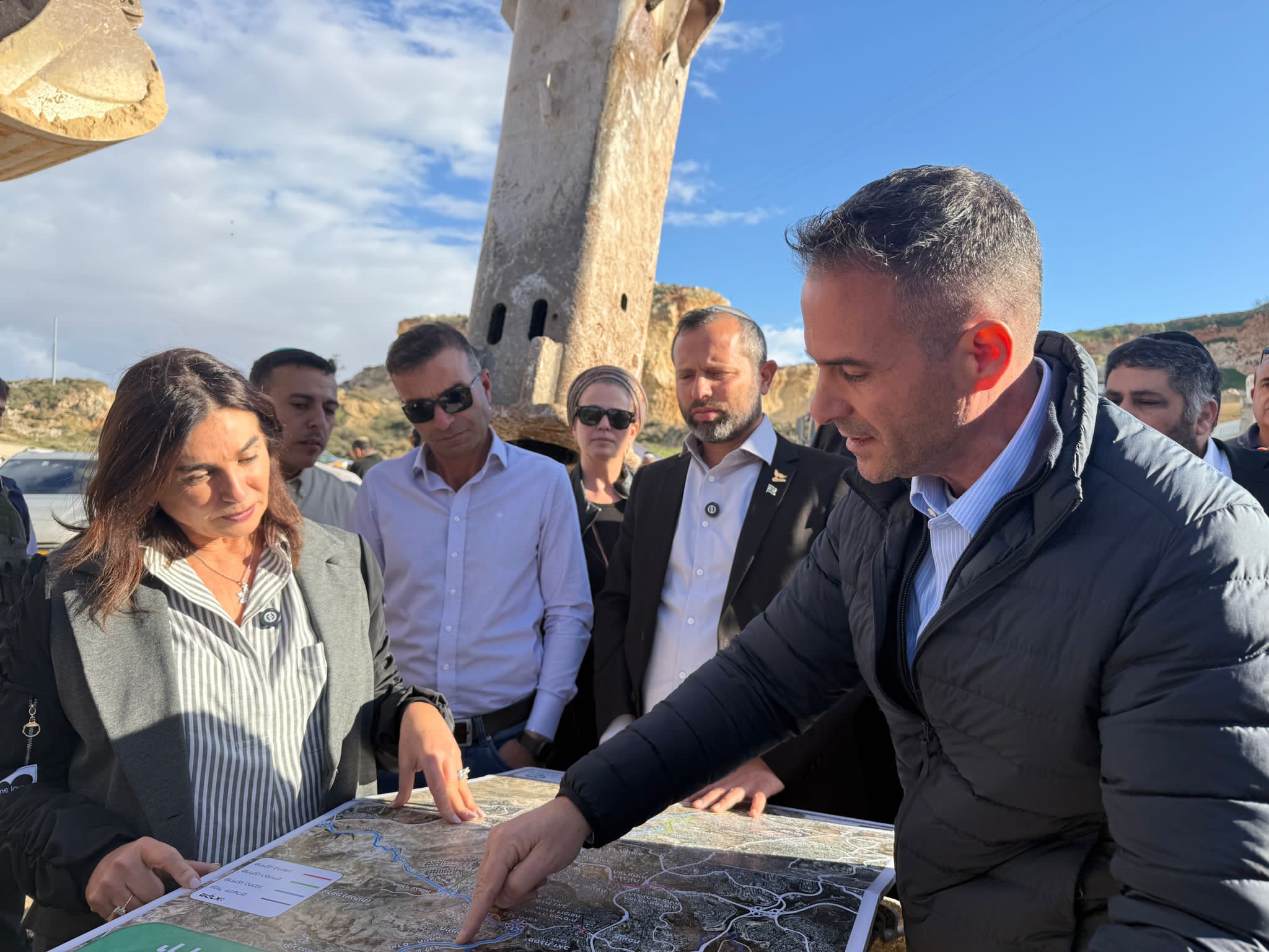 החלו העבודות על כביש 45 בבנימין: "מחילים ריבונות דה פקטו"