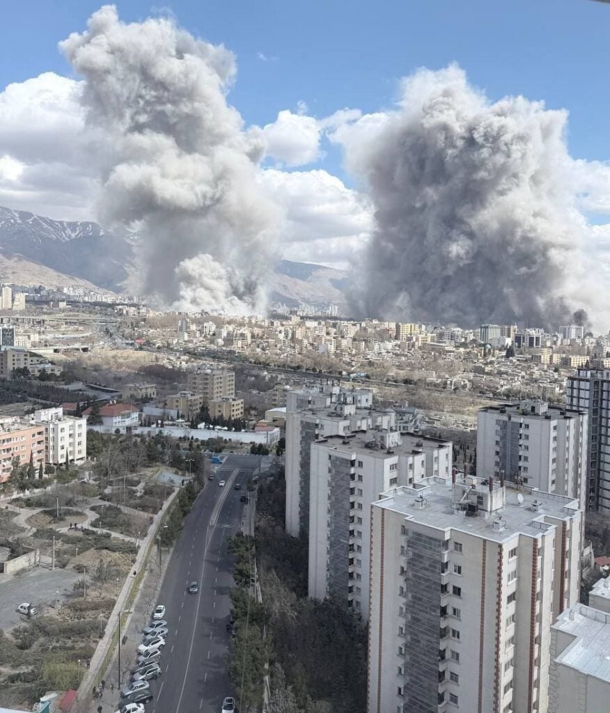 תקיפות באיראן, מבצע שאגת הארי | צילום: רשתות ערביות