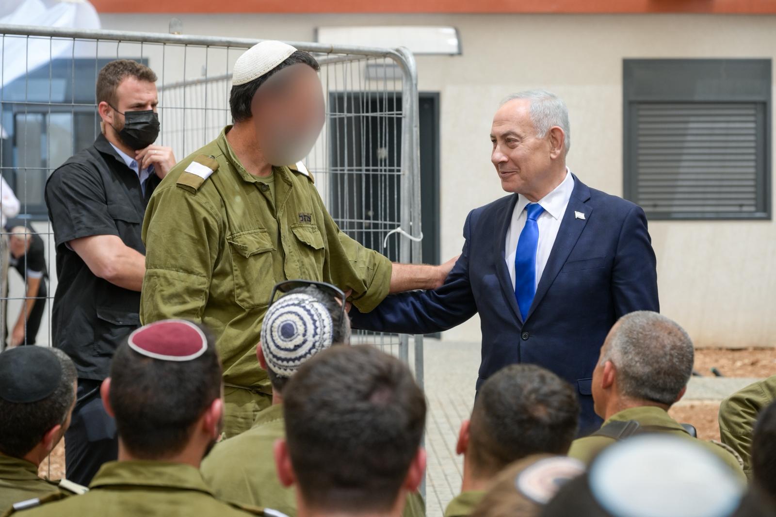 ראש הממשלה נתניהו במפגש עם קורס קצינים קרביים במילואים בגוש עציון: